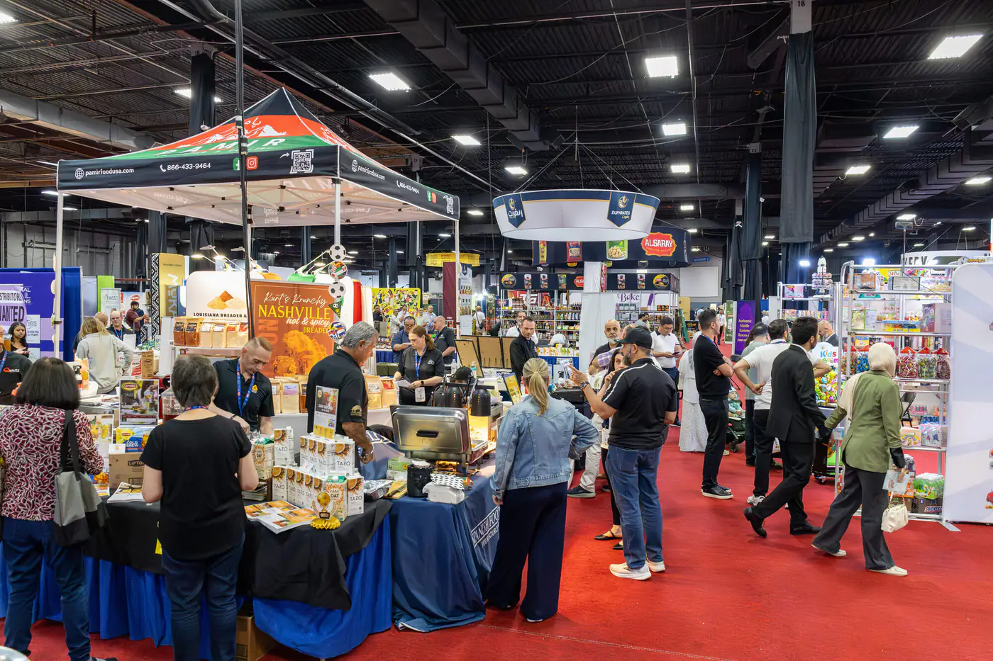 Trade Visitors on the Exhibition Floor