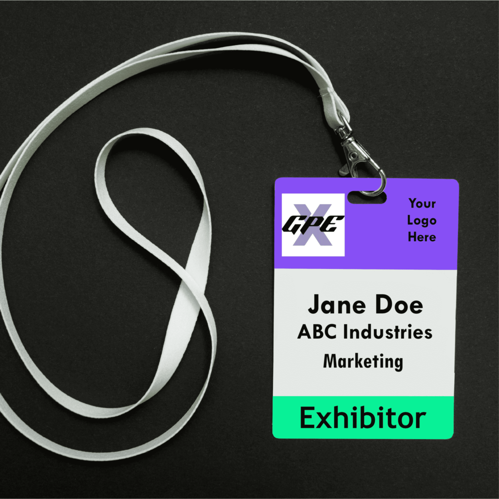Logo on Exhibitor Badges