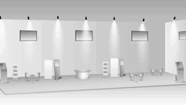 trade show set up